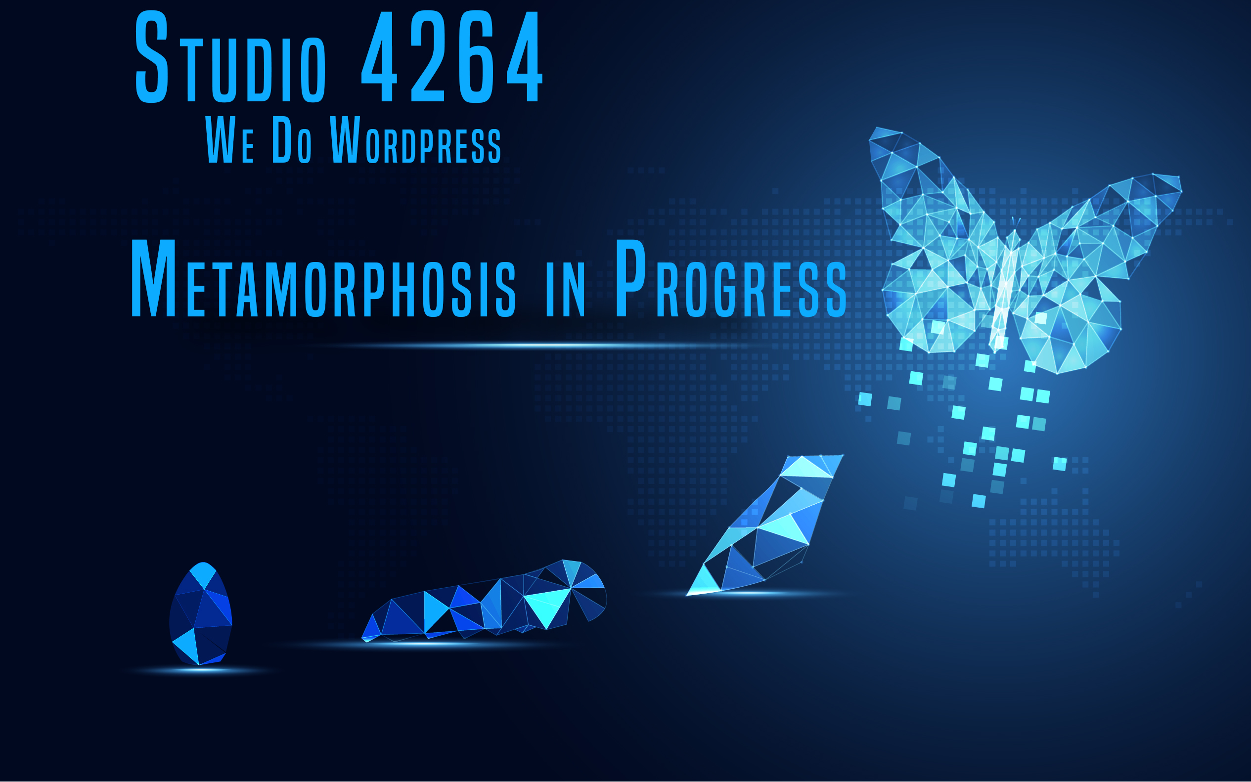 Image:  Studio 4264 - We Do WordPress - undergoing a metamorphosis